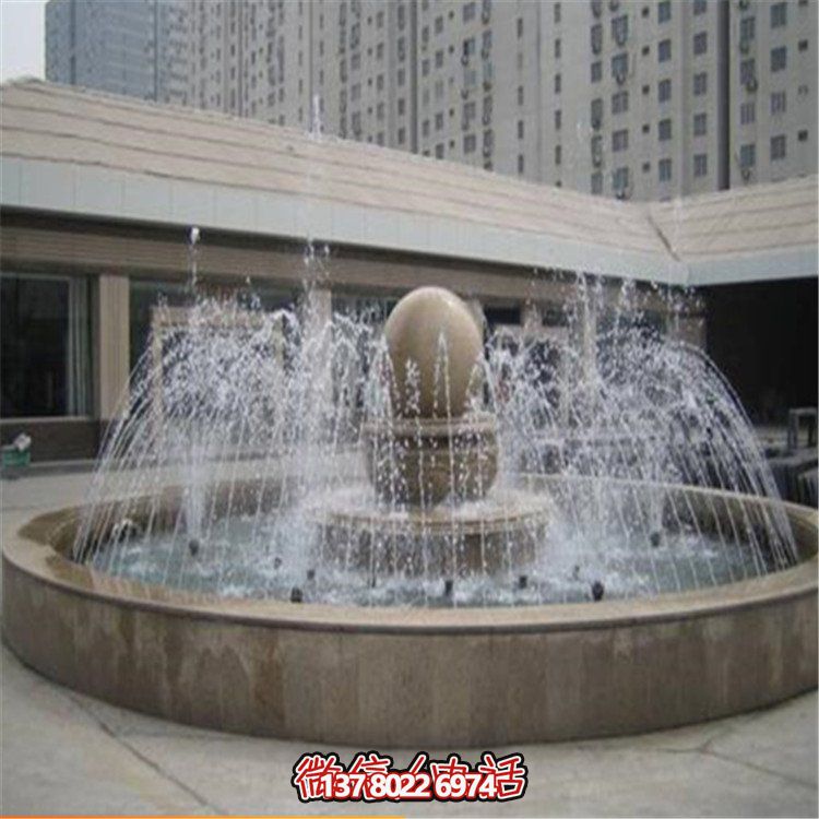 精美中式風水球園林雕塑，提升小區(qū)公園噴泉擺放風水氣質