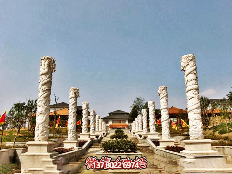 傳統(tǒng)工藝石雕龍柱，傳承古老文化