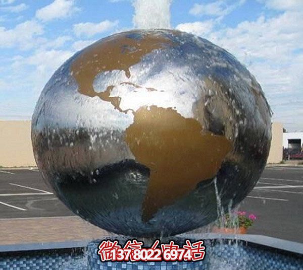 高品質(zhì)不銹鋼噴泉雕塑，裝點你的公園