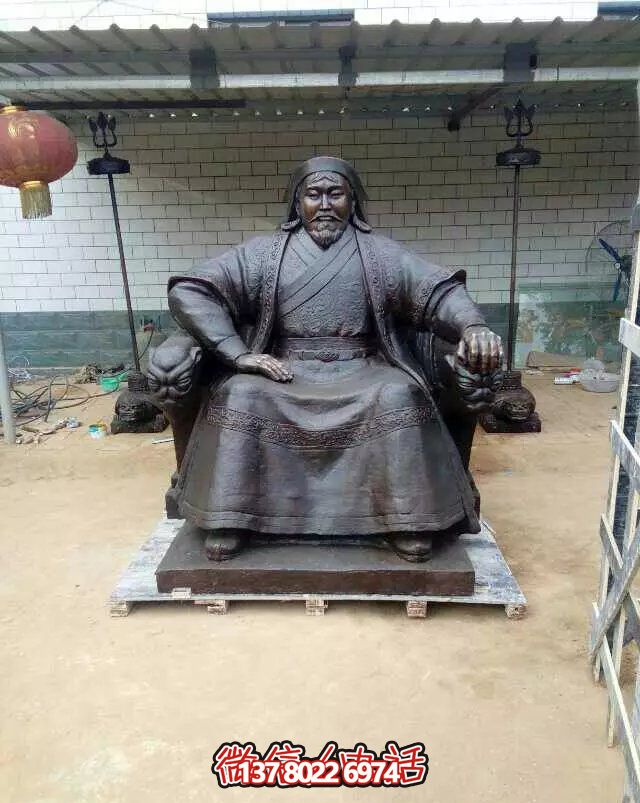 蒙古可汗成吉思汗銅雕戶(hù)外雕塑 蒙古可汗成吉思汗銅雕戶(hù)外雕塑