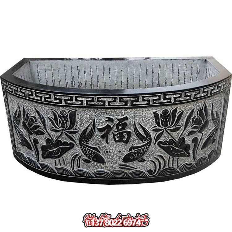 藝術(shù)精美的石雕擺件，點(diǎn)綴美麗庭院