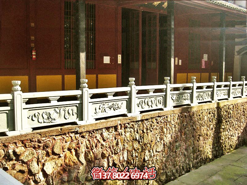 古樸青石臺(tái)階古建筑石雕防護(hù)欄 古樸青石臺(tái)階古建筑石雕防護(hù)欄