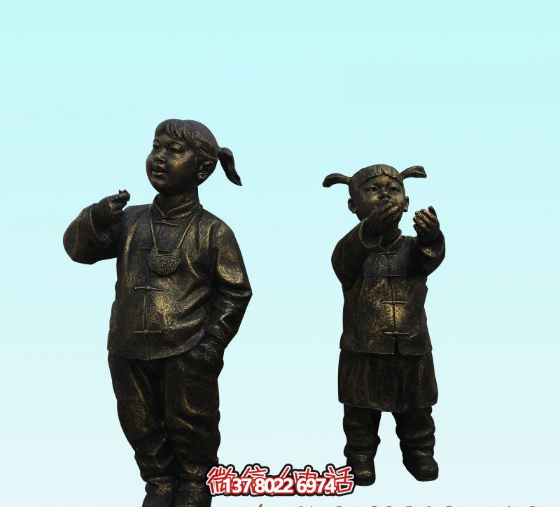 景區(qū)銅雕兒童雕塑玩耍體驗 景區(qū)銅雕兒童雕塑玩耍體驗
