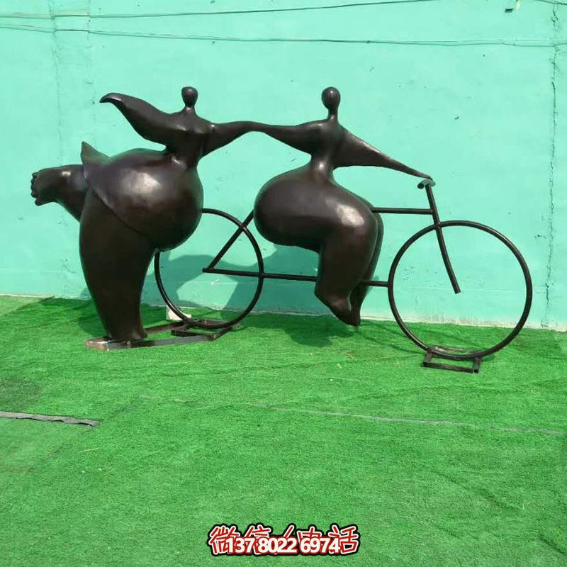 騎車胖女孩銅雕雕塑——創(chuàng)意景區(qū)裝飾 騎車胖女孩銅雕雕塑——創(chuàng)意景區(qū)裝飾