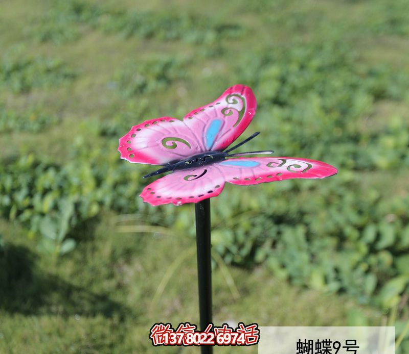 不銹鋼蝴蝶雕塑，創(chuàng)意裝點(diǎn)公園環(huán)境