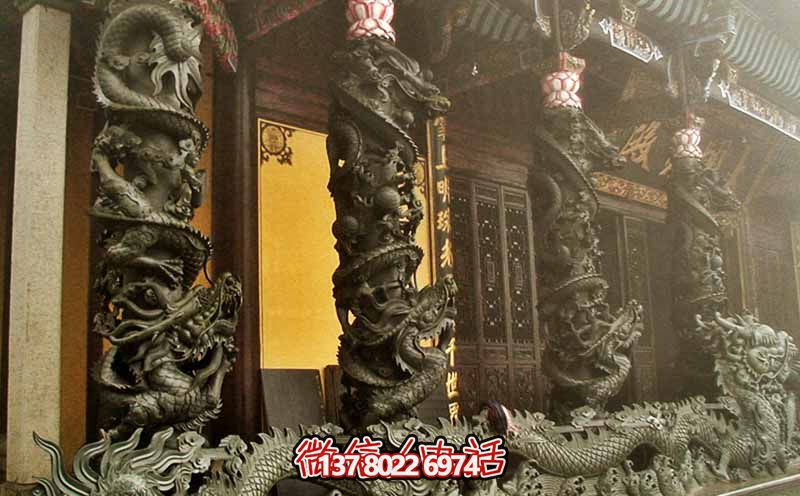 青銅雕刻龍紋仿古寺廟大殿門(mén)前裝飾 青銅雕刻龍紋仿古寺廟大殿門(mén)前裝飾
