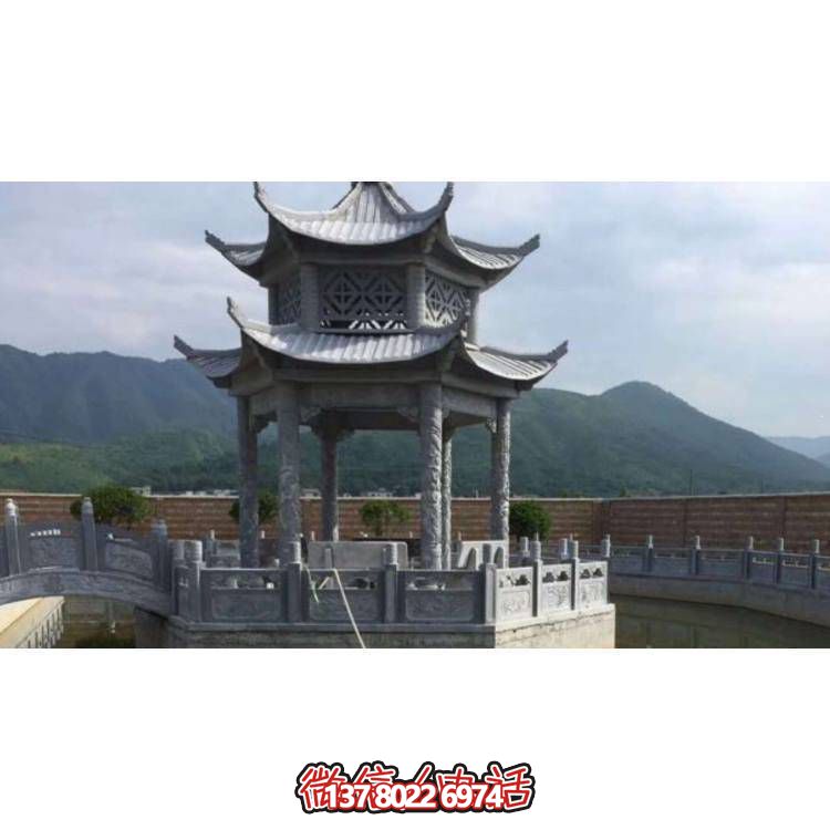 精美大理石雕塑涼亭，把藝術(shù)與實用完美結(jié)合