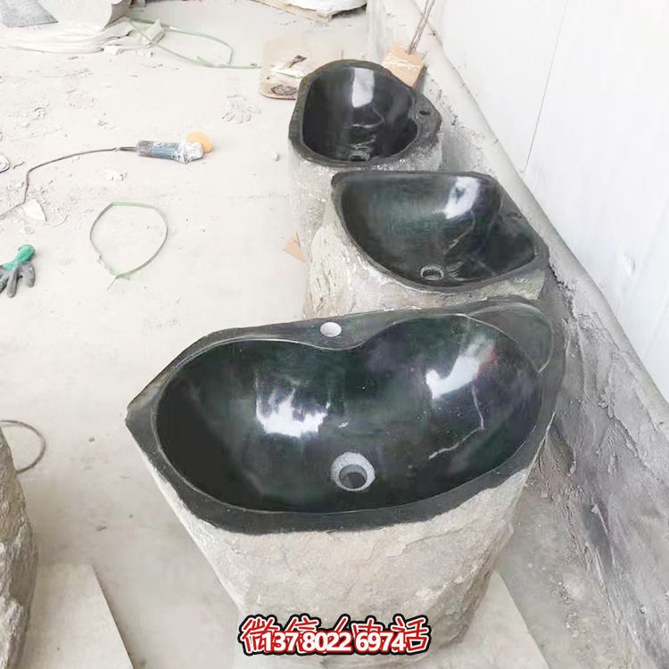手工定制青石仿古魚(yú)缸花盆景觀石雕花雕刻盆擺件花缽雕塑 手工定制青石仿古魚(yú)缸花盆景觀石雕花雕刻盆擺件花缽雕塑