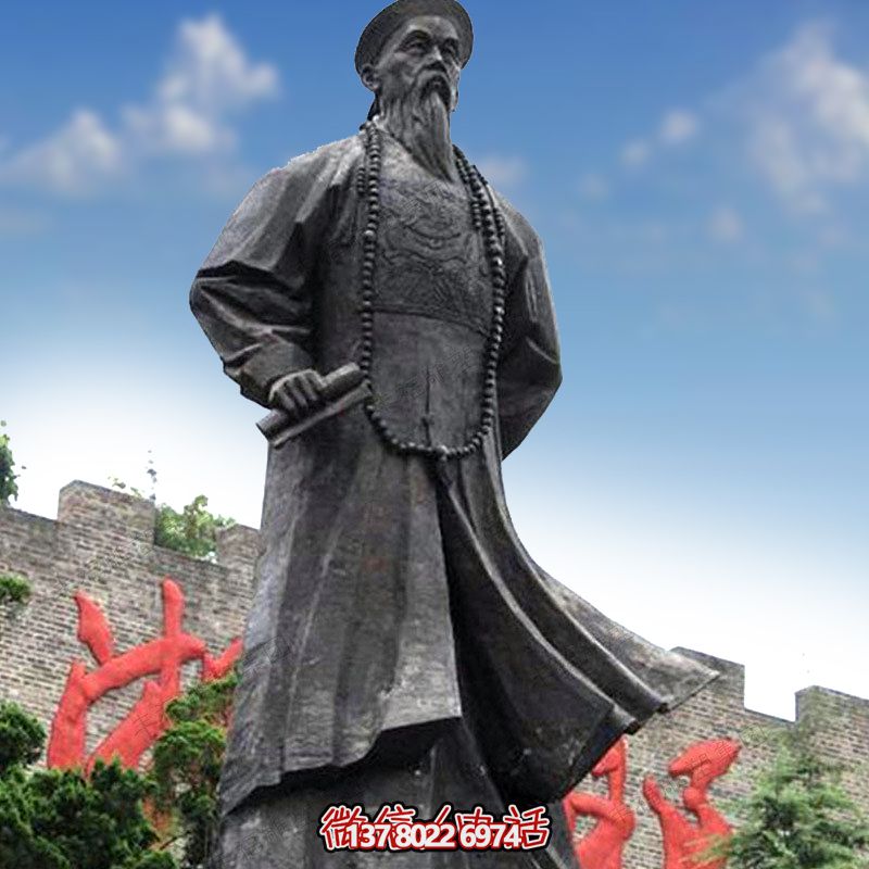 銅雕曾國(guó)藩戶外雕塑 銅雕曾國(guó)藩戶外雕塑