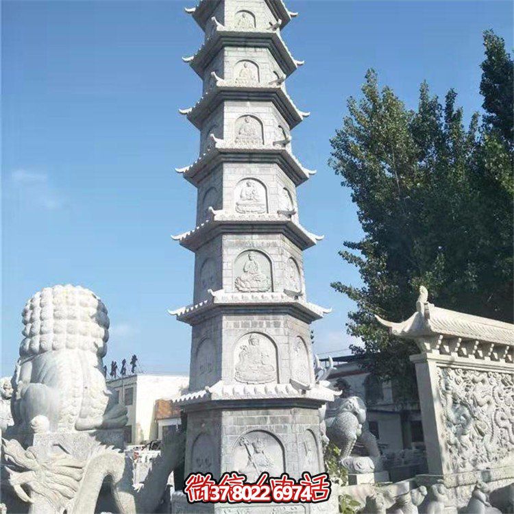 古典佛教雕塑藝術(shù)——精美青石舍利塔、石塔寺、佛塔