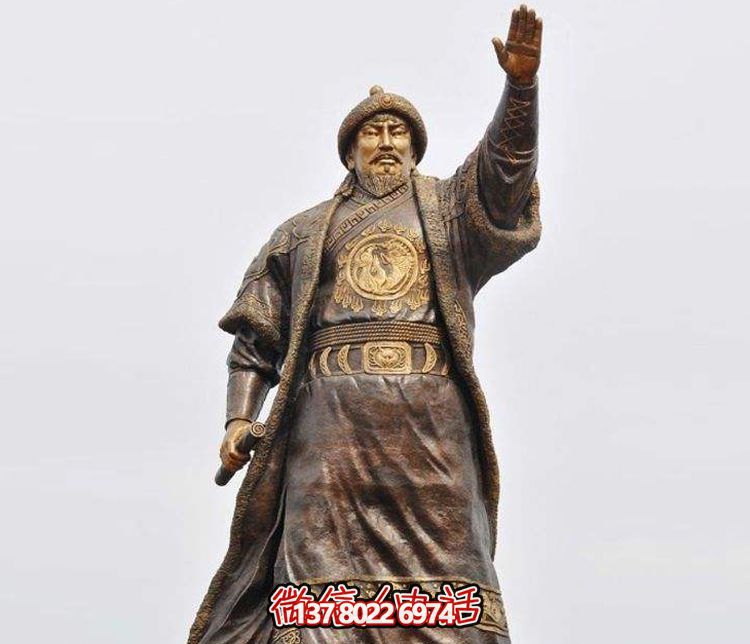 巨大銅雕成吉思汗戶(hù)外廣場(chǎng)雕塑 巨大銅雕成吉思汗戶(hù)外廣場(chǎng)雕塑
