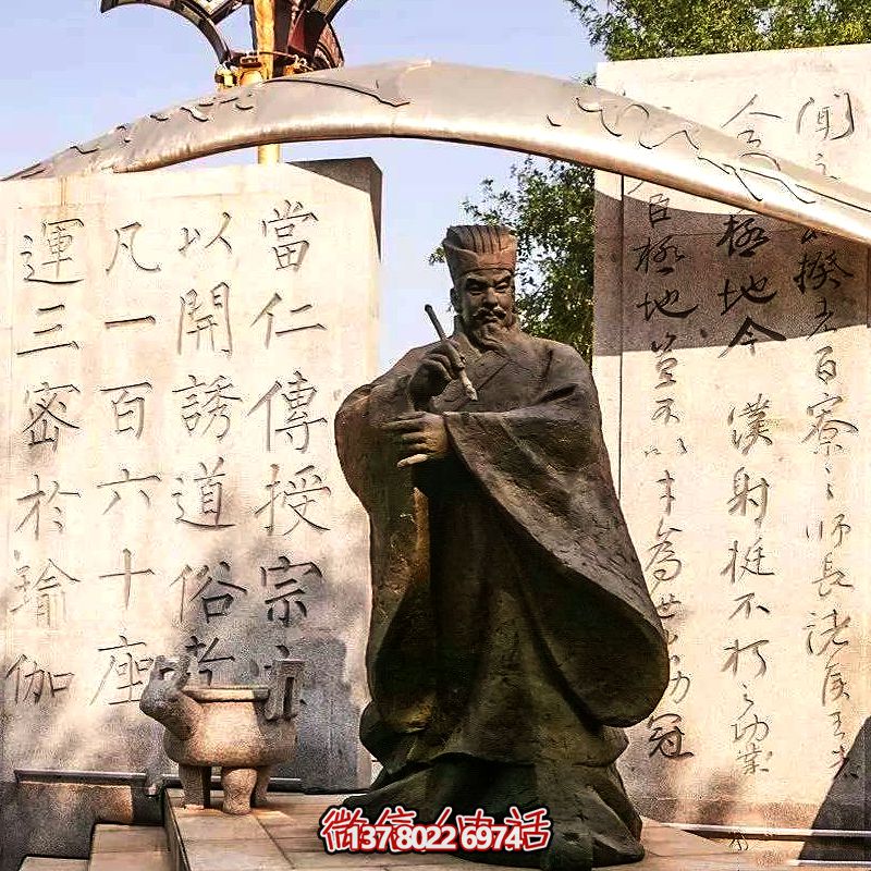廣場(chǎng)擺放中國(guó)古代著名書法家柳公權(quán)玻璃鋼仿銅雕塑像 廣場(chǎng)擺放中國(guó)古代著名書法家柳公權(quán)玻璃鋼仿銅雕塑像
