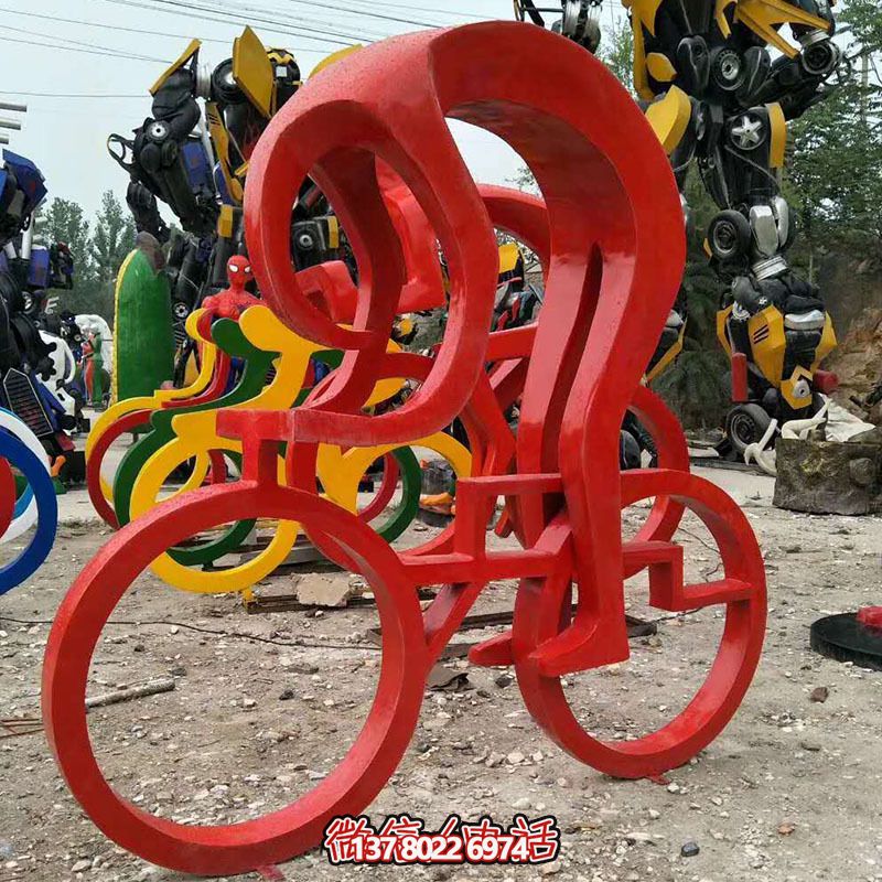 玻璃鋼噴漆騎車人物體育運(yùn)動(dòng)雕塑 玻璃鋼噴漆騎車人物體育運(yùn)動(dòng)雕塑