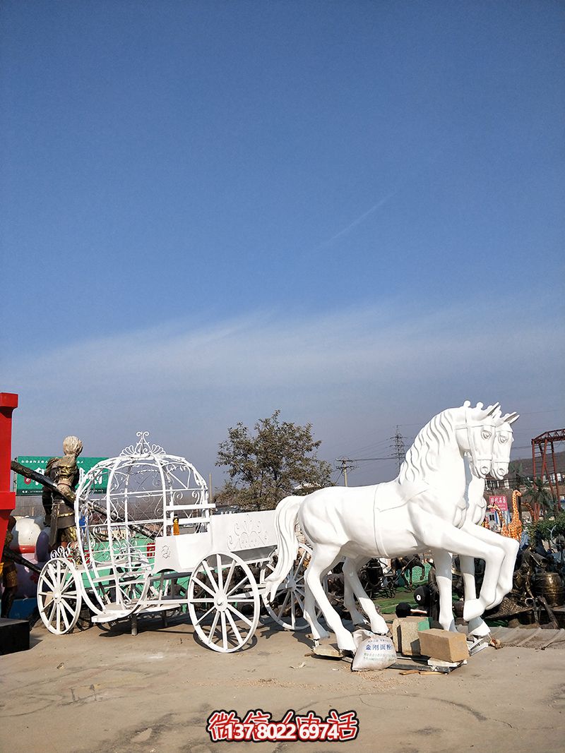 文化廣場(chǎng)擺放大理石創(chuàng)意馬車石雕 文化廣場(chǎng)擺放大理石創(chuàng)意馬車石雕