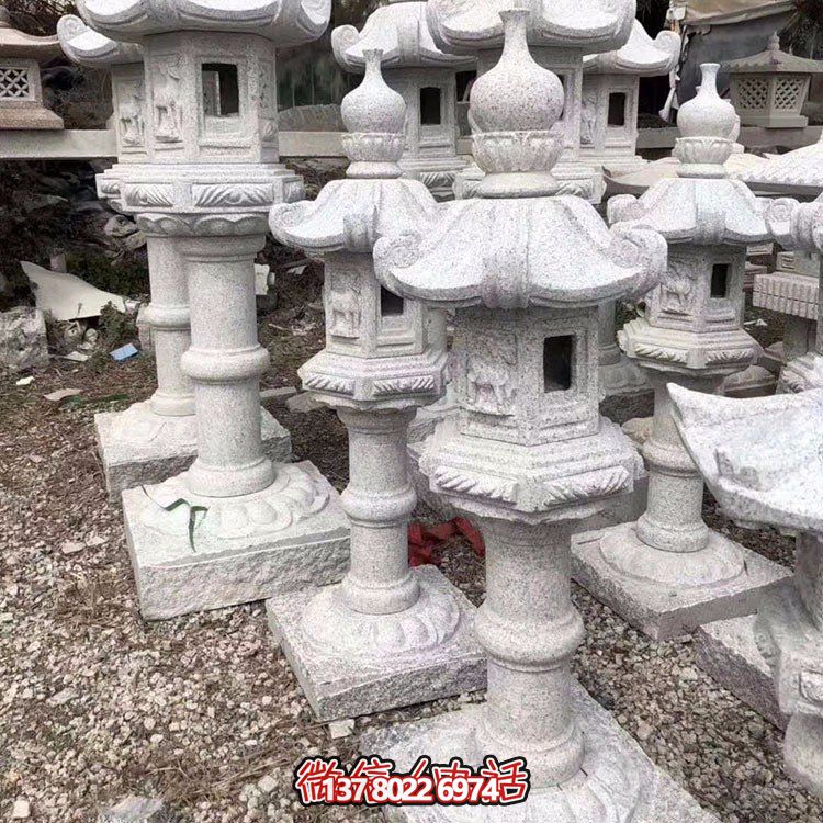 花崗巖石雕燈，中國傳統(tǒng)古建照明燈籠